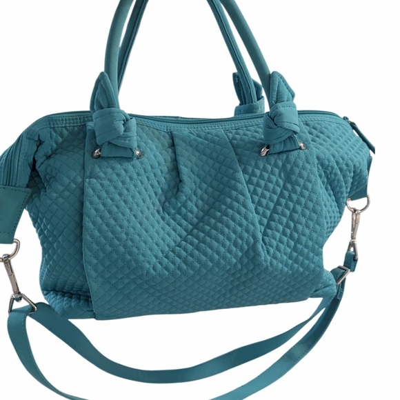 NEW VERA BRADLEY On the Go Microfiber Satchel Shoulder Bag - Picture 6 of 6